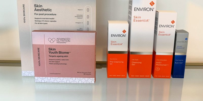 The Environ and Advanced Nutrition Programme products we pair for post-aesthetic care